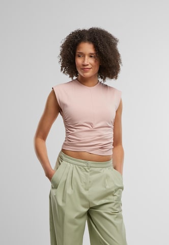 Urban Classics Regular Broek ' ' in Beige: voorkant
