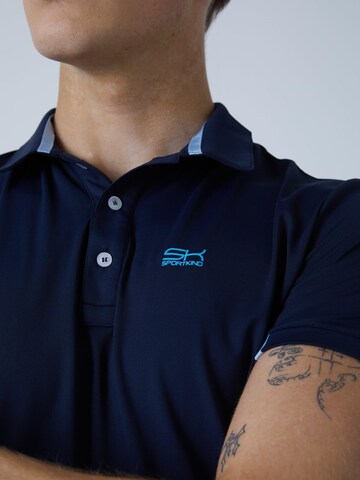 T-Shirt fonctionnel 'Polo' SPORTKIND en bleu