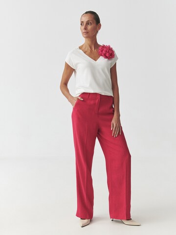 TATUUM Wide Leg Housut värissä punainen