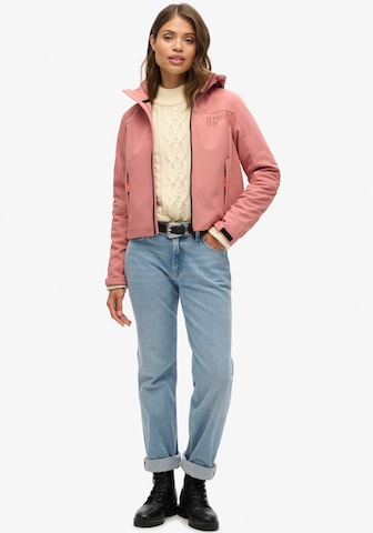 Superdry Λειτουργικό μπουφάν σε ροζ