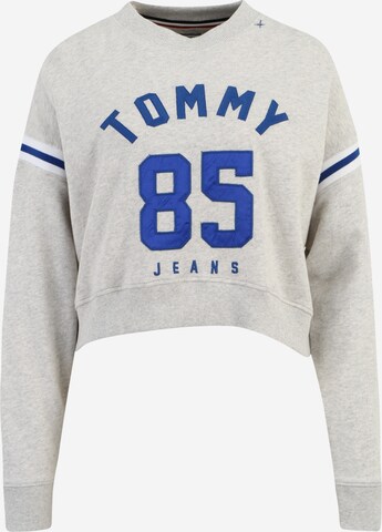Tommy Jeans Sweatshirt & Sweatjacke, värv hall: eest vaates