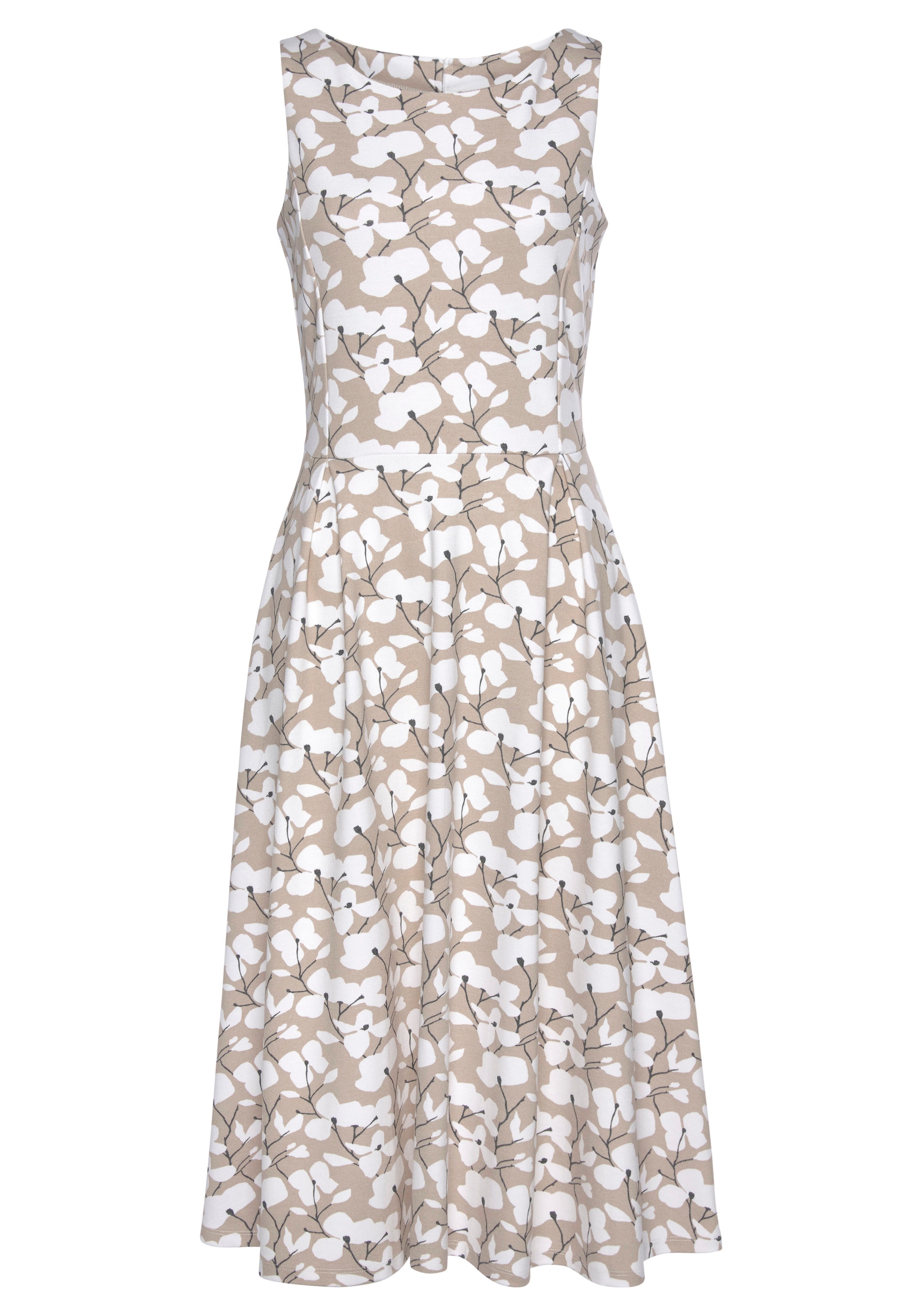 BEACH TIME Sommerkjole i beige: forside