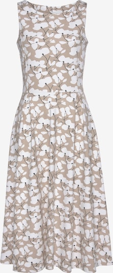 BEACH TIME Лятна рокля в бежово / бяло, Преглед на продукта