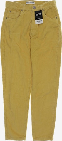 Pull&Bear Pants in S in Yellow: front