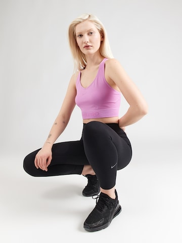 NIKE Sportovní top – pink