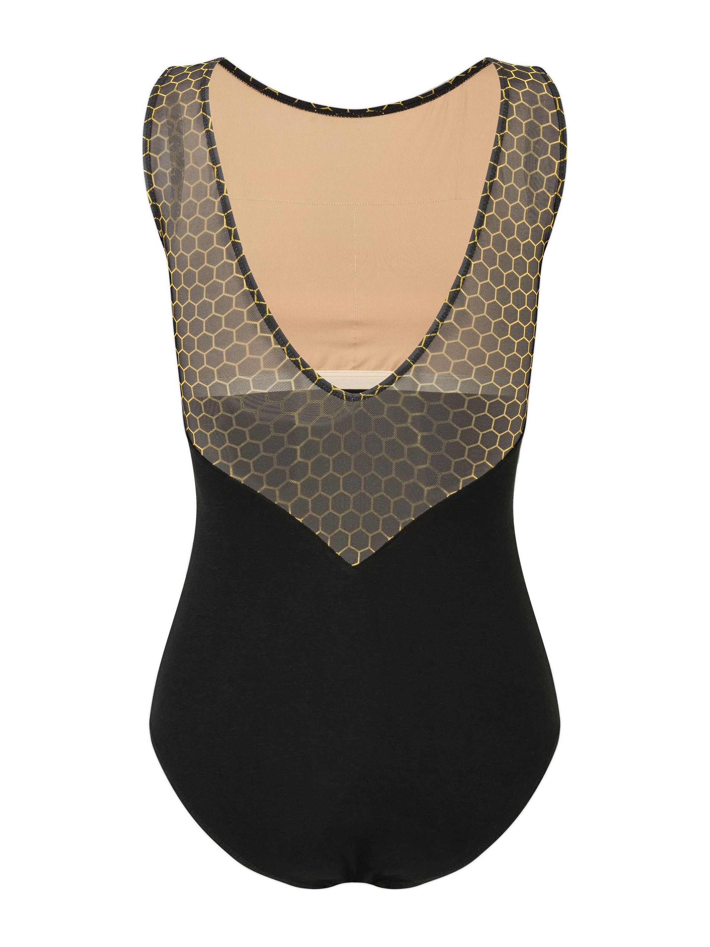 Tanzmuster Athletic Bodysuit 'Bine' in Gold