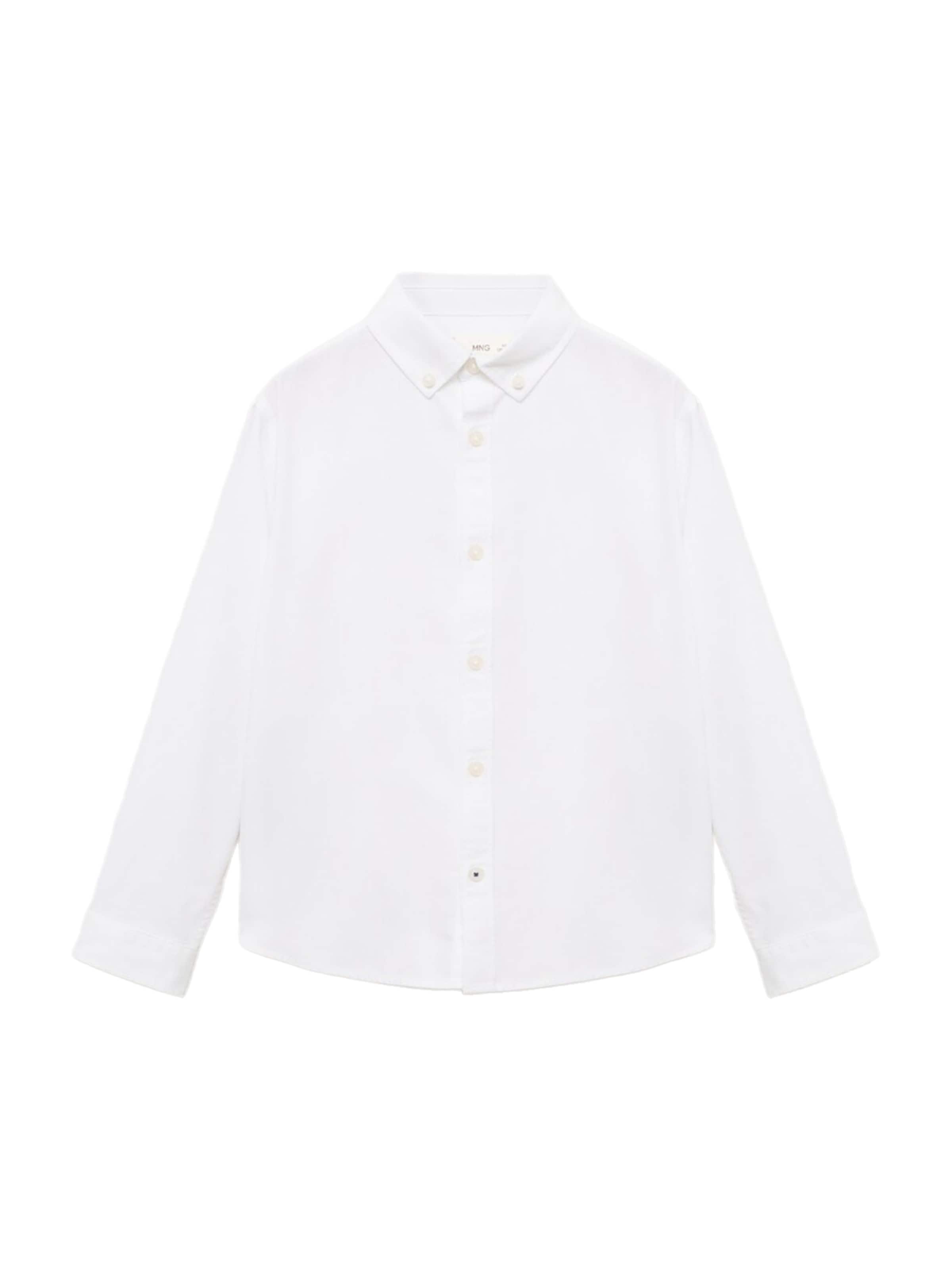 MANGO KIDSRegular Fit Košulja - bijela boja: prednji dio