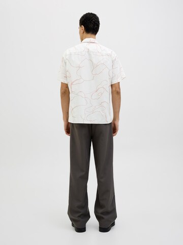 JACK & JONES Comfort fit Button Up Shirt in White