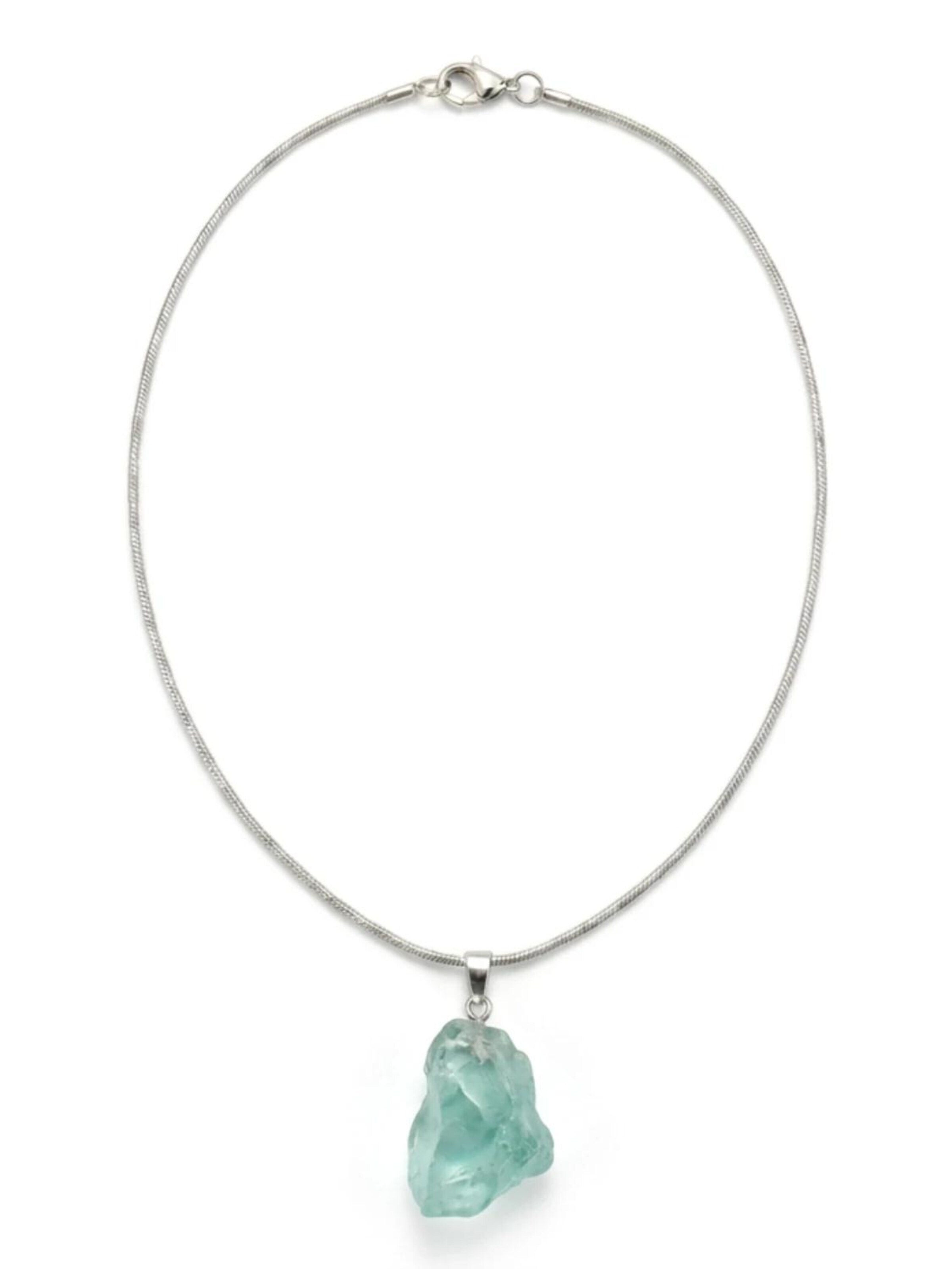 Eternal Necklace 'Kristall' in Blue: front
