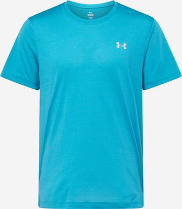 UNDER ARMOUR Functioneel shirt 'Launch' in Blauw: voorkant