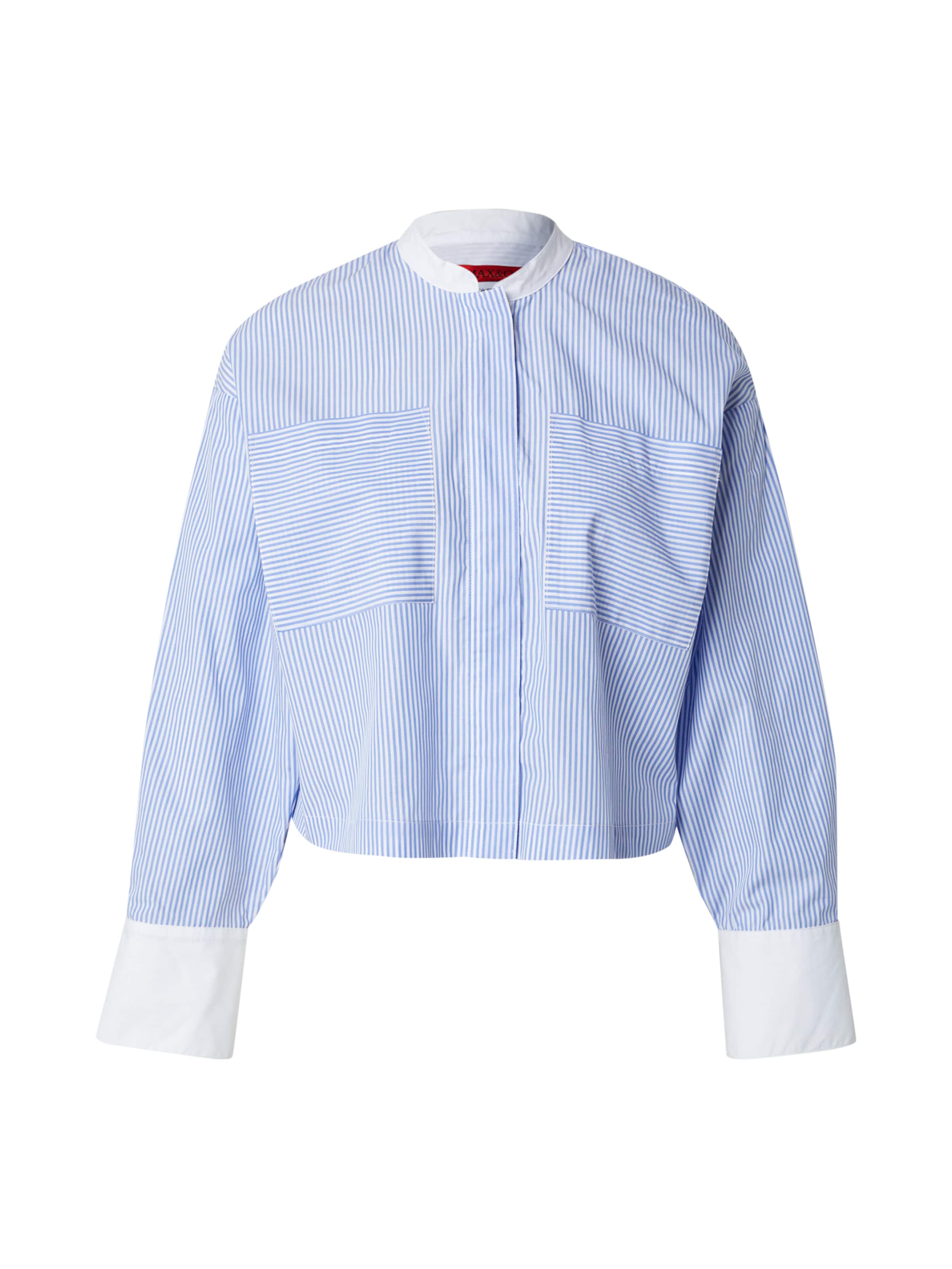 MAX&Co. Μπλούζα 'CALA' σε λευκό: μπροστά