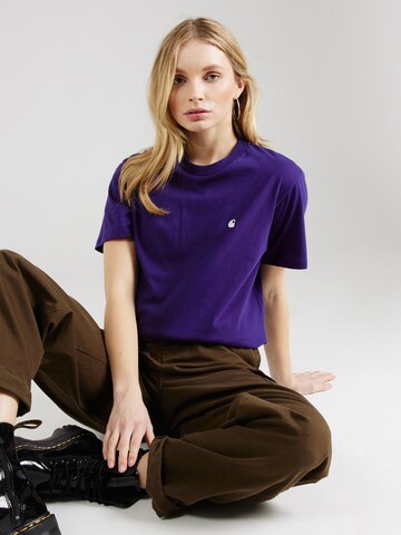 purpurinė Carhartt WIP Marškinėliai 'Casey'
