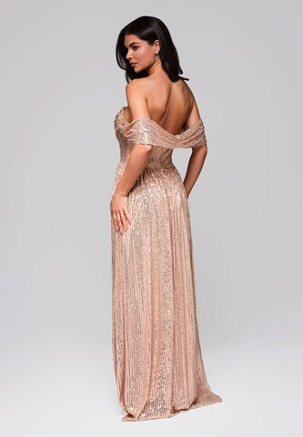 Ombre Avondjurk in Goud