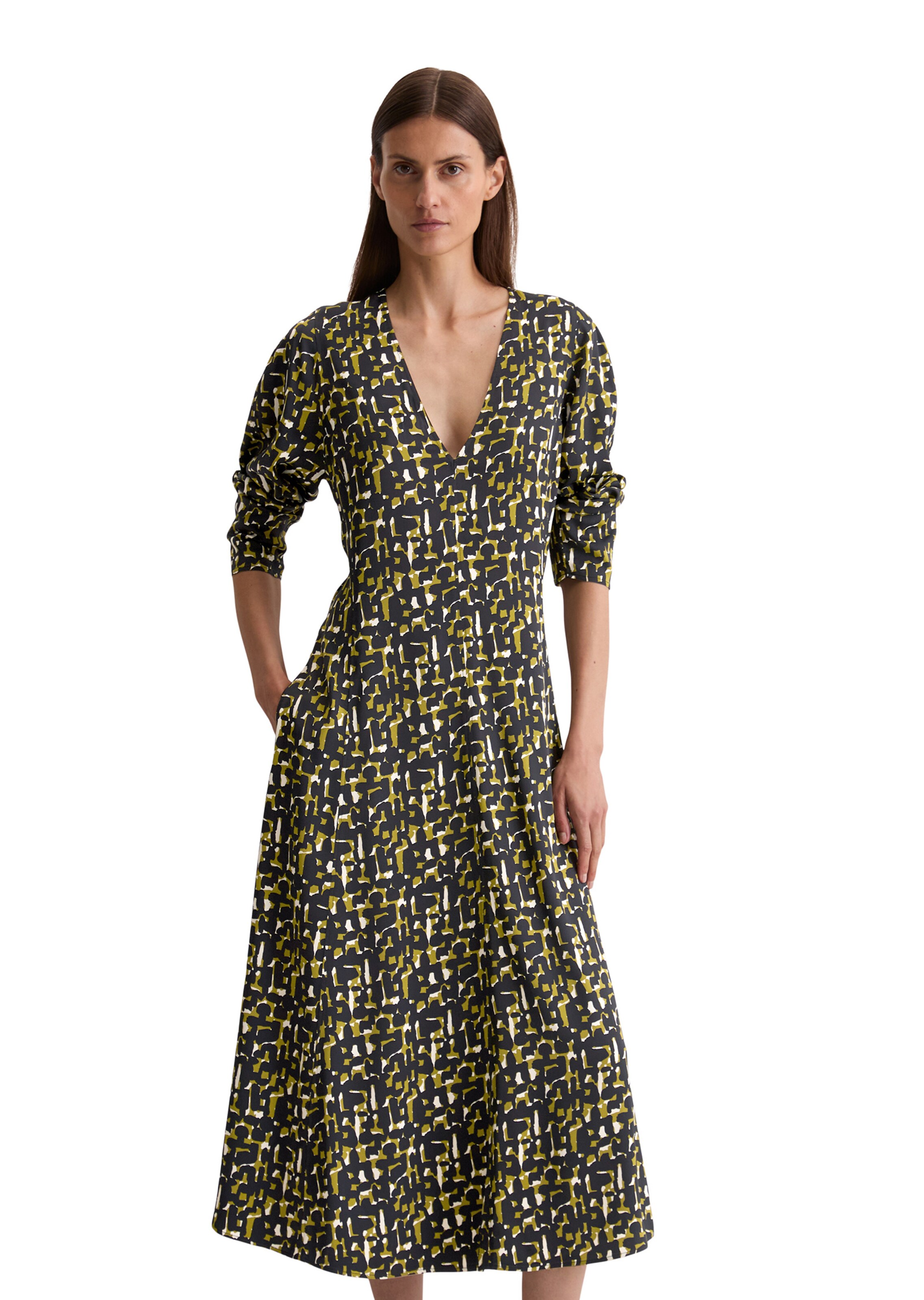 Marc O'Polo Dress in Green: front