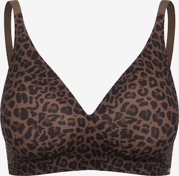 cfab BH 'Comfort Push-Up BH' in Braun: Vorderseite