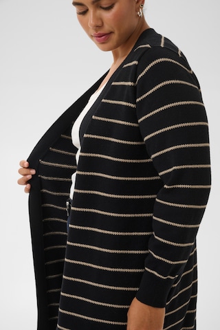 Cardigan 'Ariella' KAFFE CURVE en noir