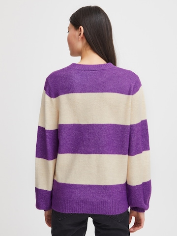 ICHI Sweater 'Eden' in Purple