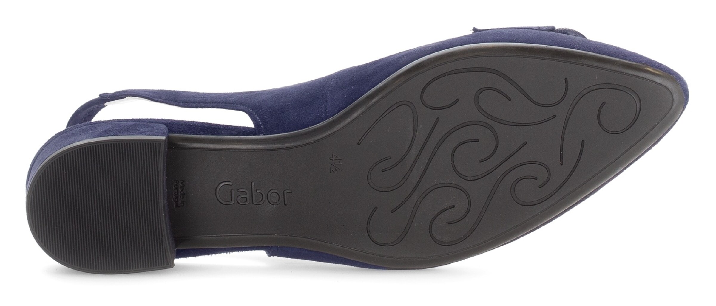 GABOR Slingback Pumps in Blue: front