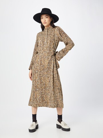 SECOND FEMALE Shirt dress 'Poline' in Brown