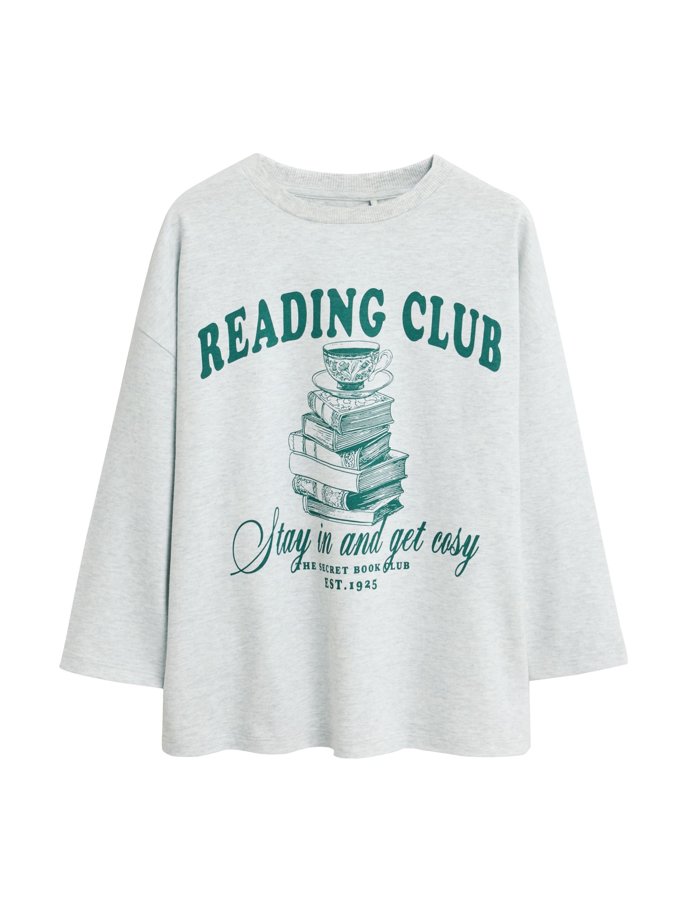 Next - Camiseta en gris: frente
