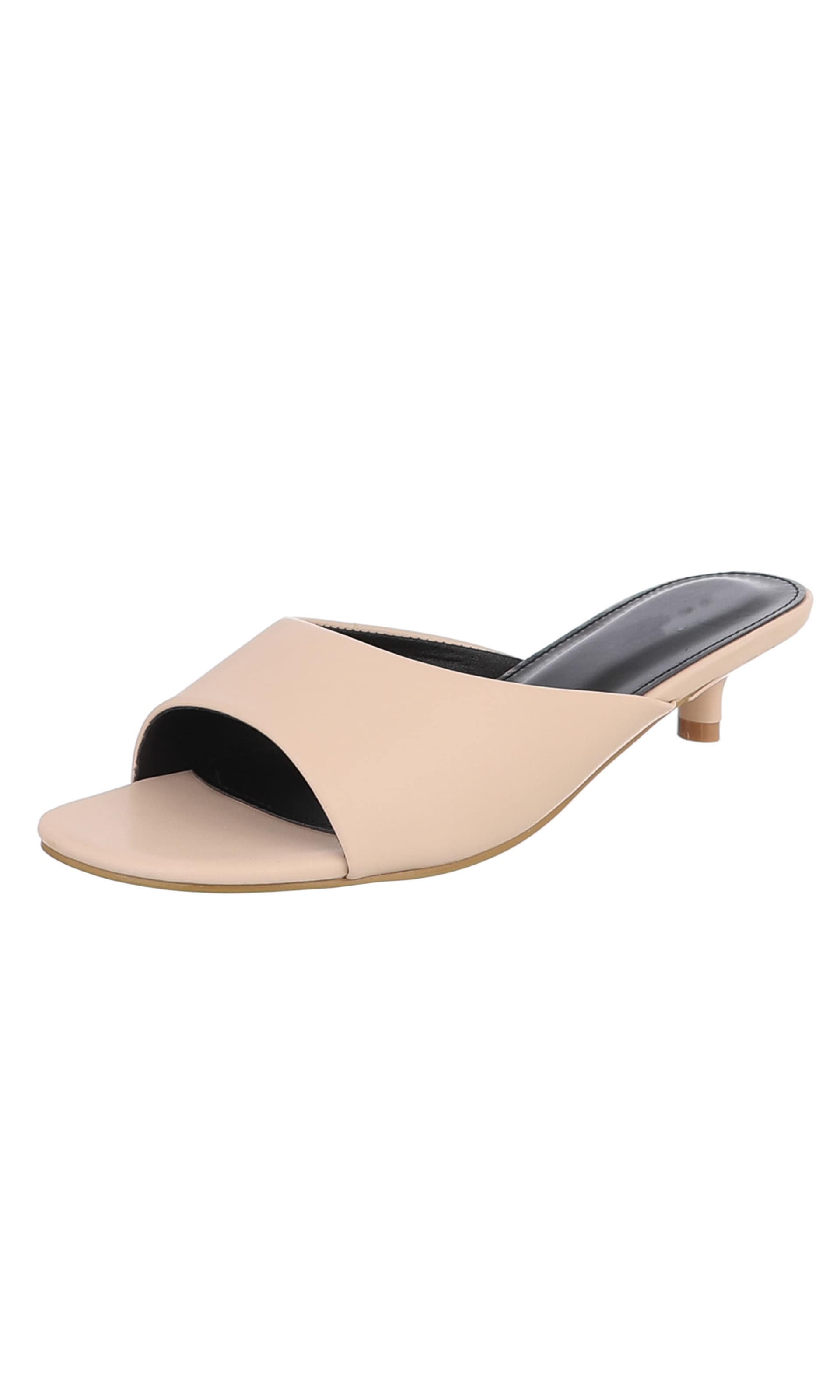 Ital-Design Mules in Orange: front