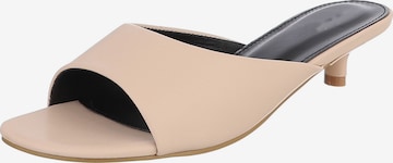 Ital-Design Mules in Orange: front