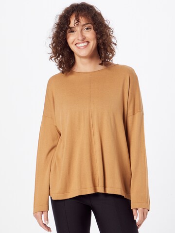 UNITED COLORS OF BENETTON Sweater in Brown: front