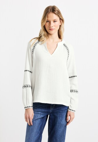 STREET ONE Bluse in Weiß: Vorderseite