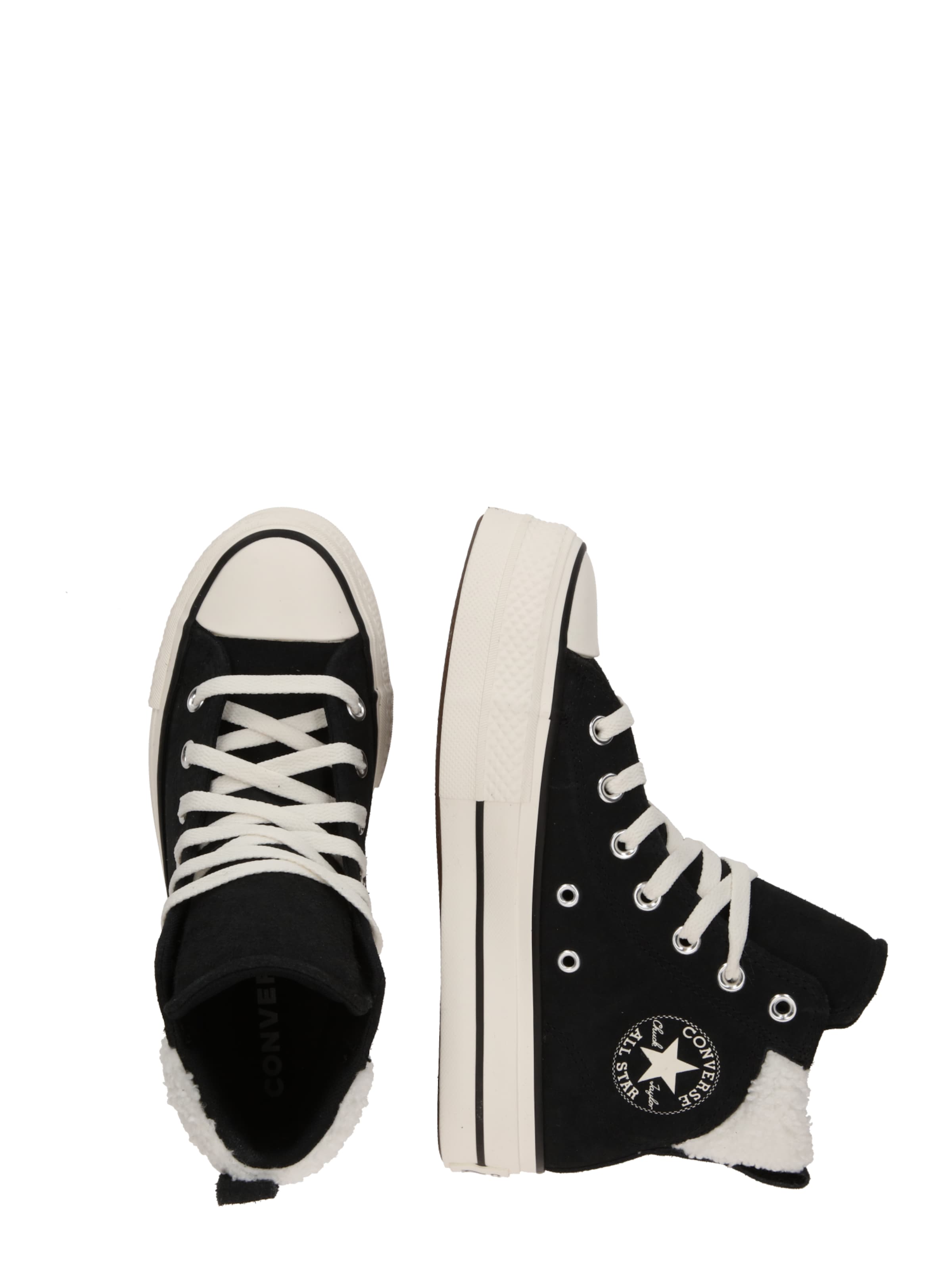 melns CONVERSE Augstie brīvā laika apavi 'Chuck Taylor All Star'