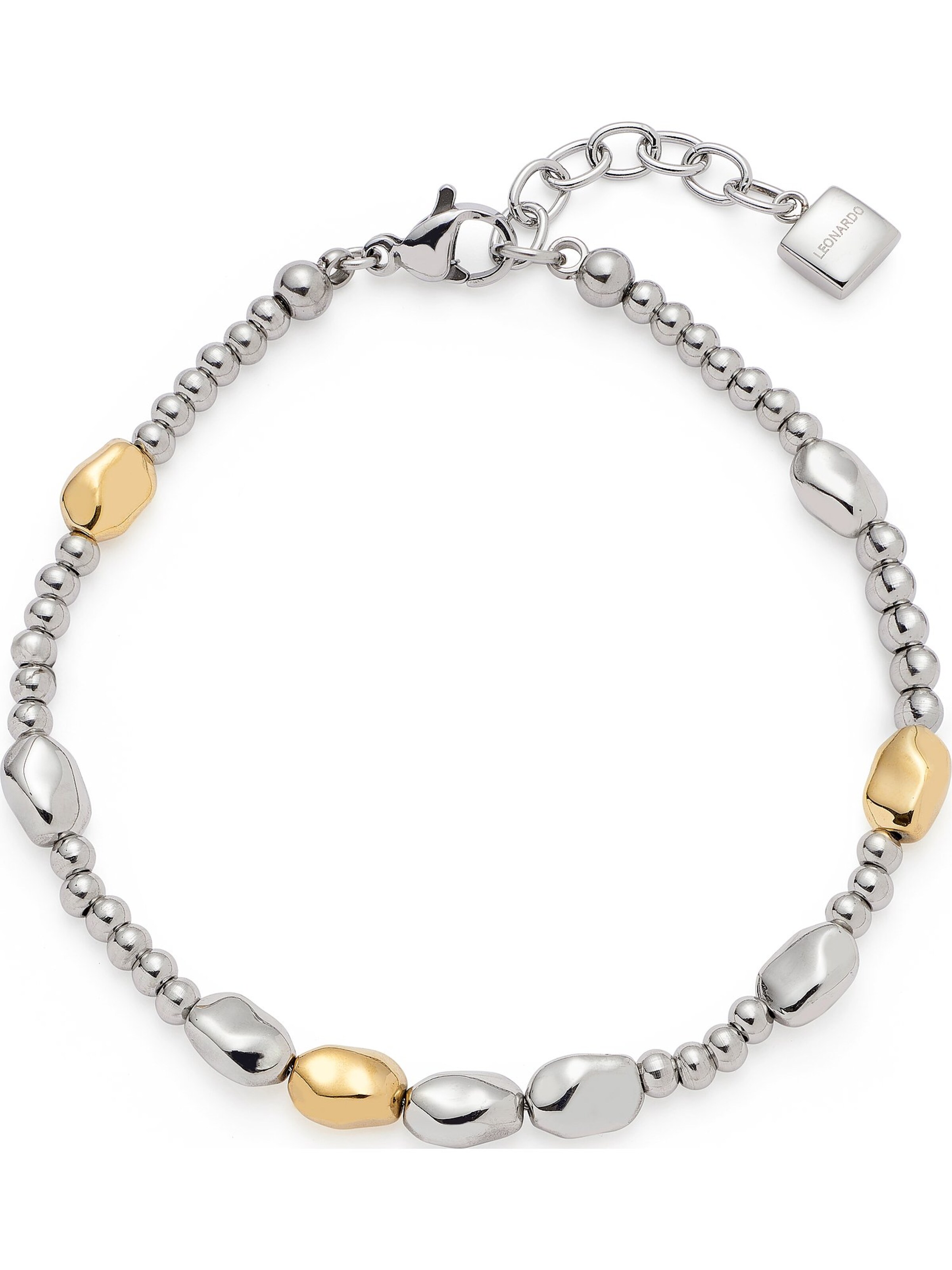 LEONARDO Bracelet in Silver: front