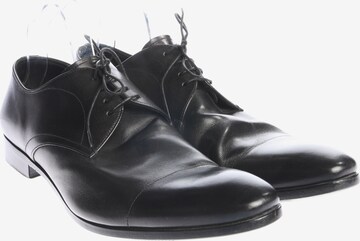 PRADA Halbschuhe 44 in Schwarz: Vorderseite