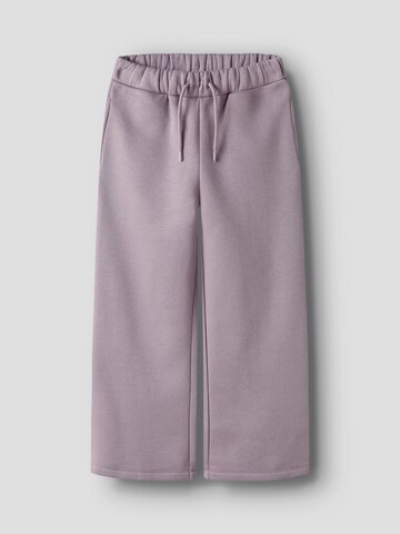 NAME IT Wide Leg Bukser i lilla