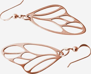 Gemshine Earrings 'Schmetterling Flügel WINGS' in Pink