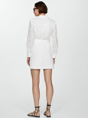 MANGO Shirt Dress 'Shirly' in White