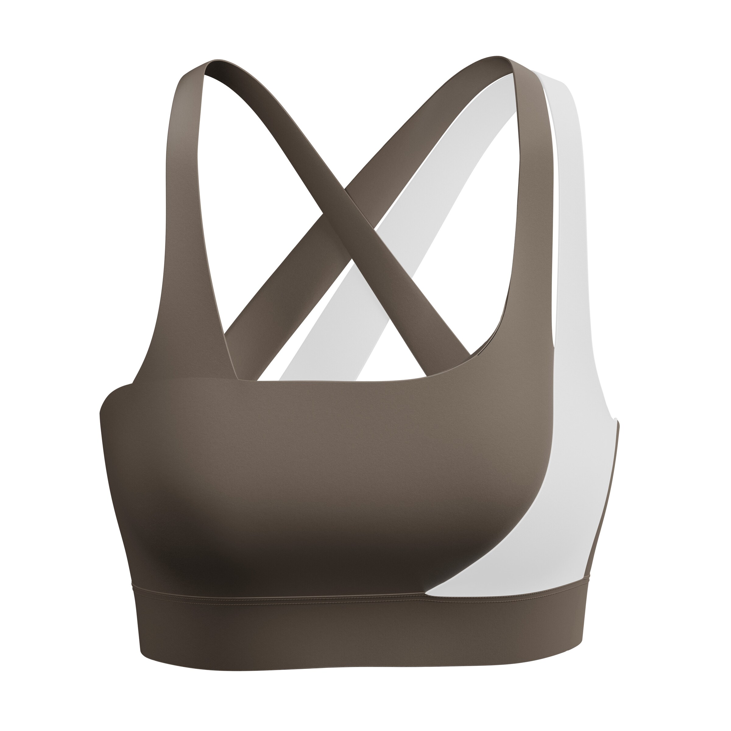 Born Sporttop ' Cleo ' in Bruin: voorkant