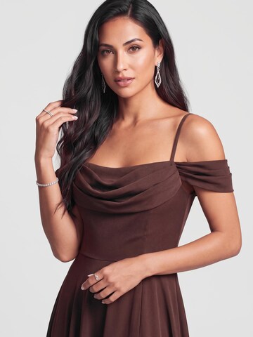 Ombre Strickkleid‌‌‌‌‌ in Braun