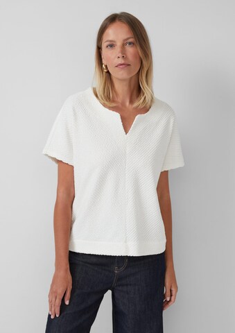 s.Oliver BLACK LABEL Blouse in Wit: voorkant