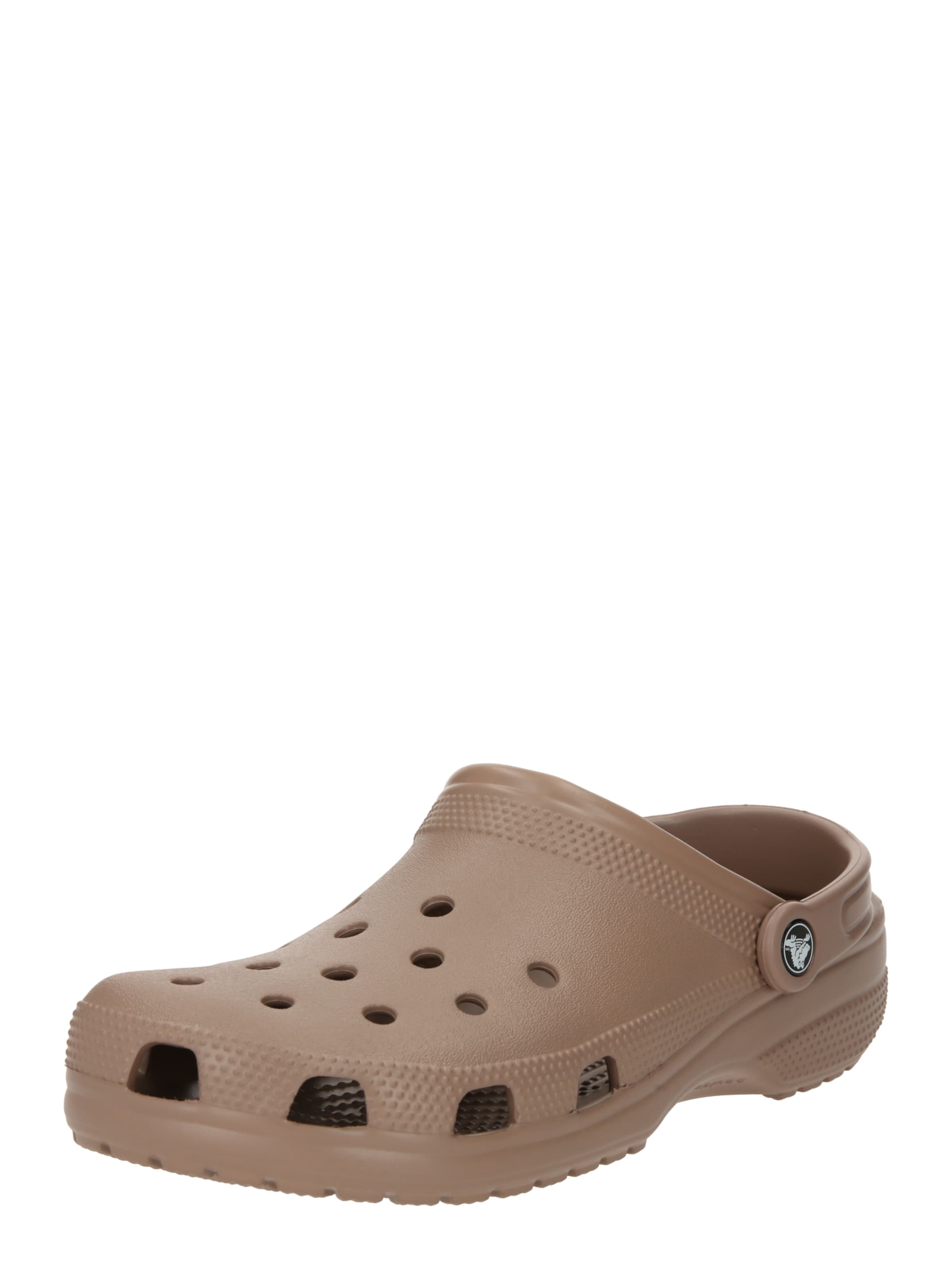 Crocs - Zuecos 'Classic' en marrón: frente