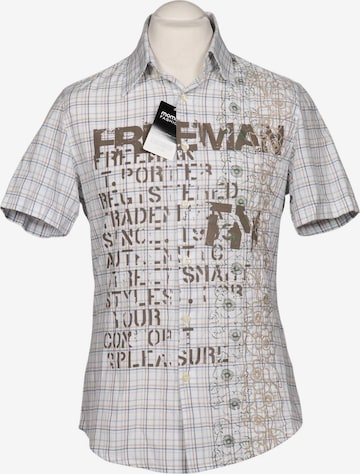 FREEMAN T. PORTER Hemd M in Beige: Vorderseite
