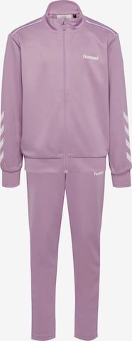 Hummel Træningsdragt i lilla: forside