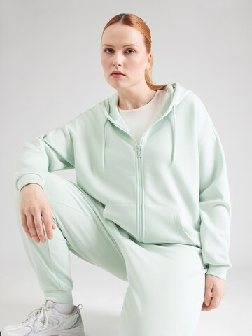 Only Play Curvy Sportovní mikina 'ONPLOUNGE' – modrá: přední strana