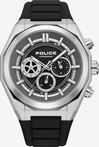 Montre à affichage analogique POLICE en noir : devant