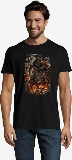 Blondie & Brownie Shirt 'ApocalyotischerReiter' in 4XL in Black, Item view