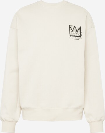 Cotton On Sweatshirt 'Basquiat' in Beige: front