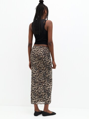 Pull&Bear Sukně – béžová