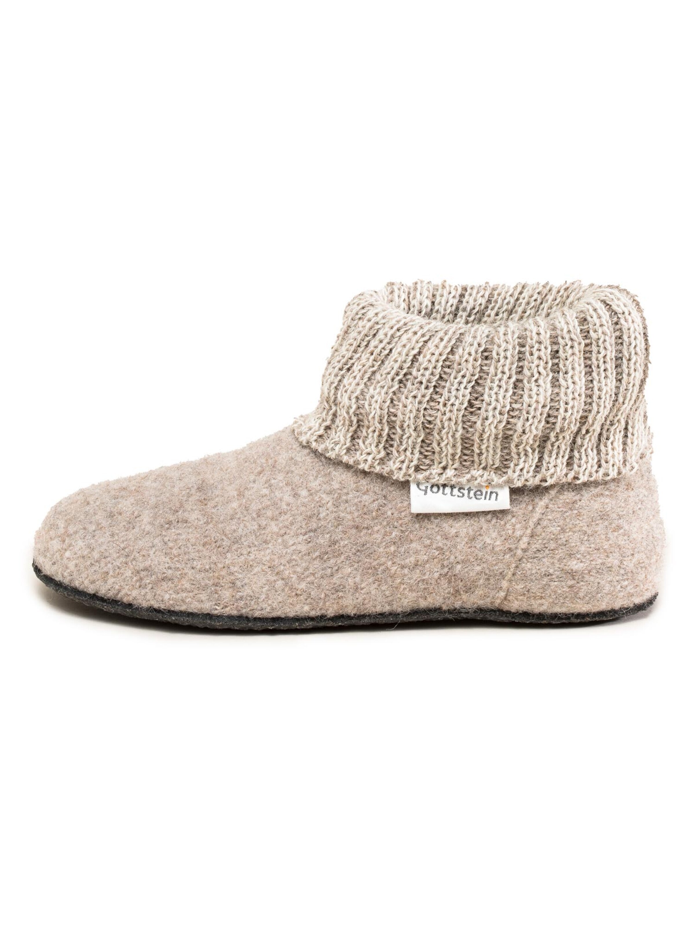 Gottstein Huisschoenen 'Alpine Boot FE' in Beige: voorkant