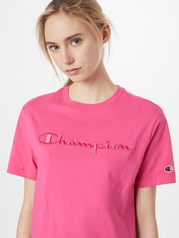 Tricou de la Champion Authentic Athletic Apparel pe roz