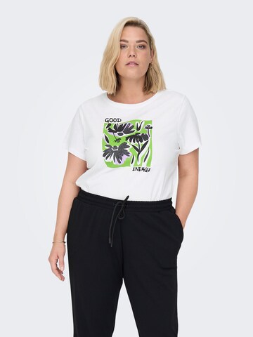 ONLY Carmakoma T-Shirt in Weiß: Vorderseite