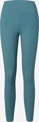Yvette Sports Skinny Workout Pants 'Power' in Blue: front
