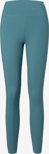 Yvette Sports Спортен панталон 'Power' в гълъбово синьо / неоново зелено, Преглед на продукта